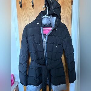 Betsey Johnson Black Puffy Coat NWOT